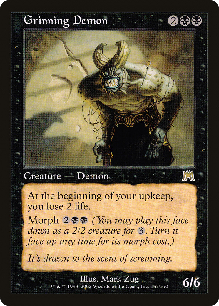 Grinning Demon (ONS-153)  Foil - Onslaught