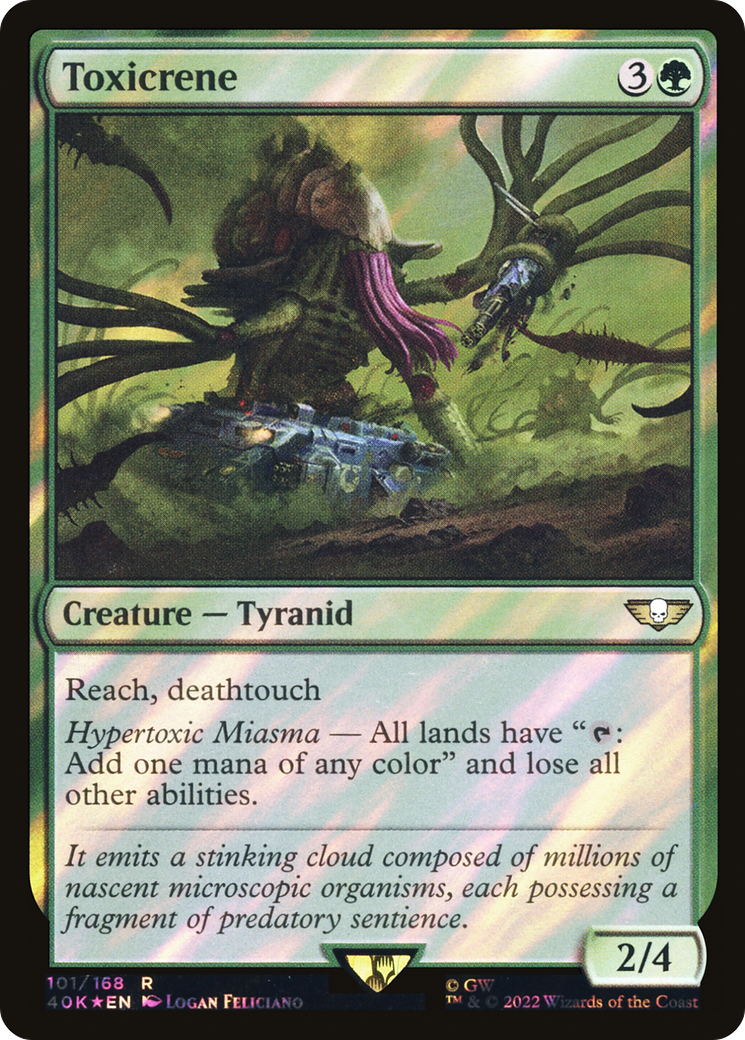 Toxicrene (Surge Foil) (40K-101)  Foil - Warhammer 40,000 Commander