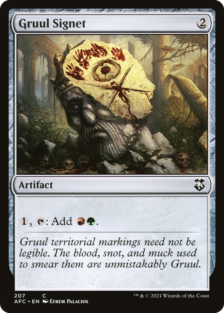 Gruul Signet (AFC-207) - Adventures in the Forgotten Realms Commander
