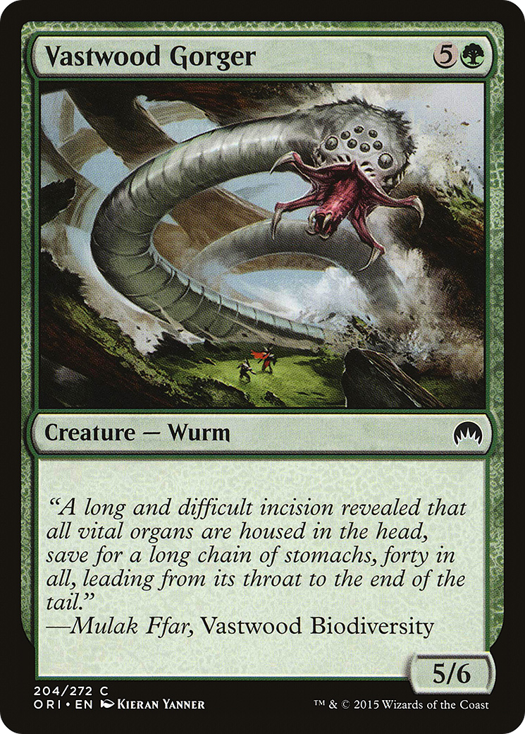 Vastwood Gorger (ORI-204)  Foil - Magic Origins