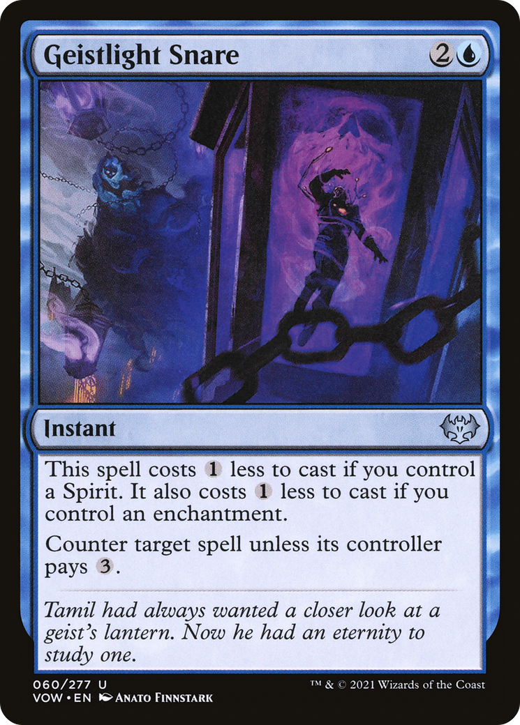 Geistlight Snare (VOW-060)  Foil - Innistrad: Crimson Vow