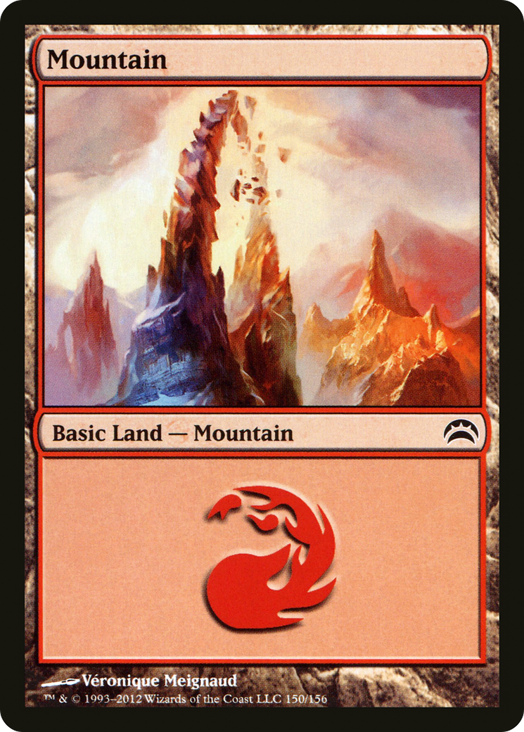 Mountain (150) (PC2-150)  Foil - Planechase 2012
