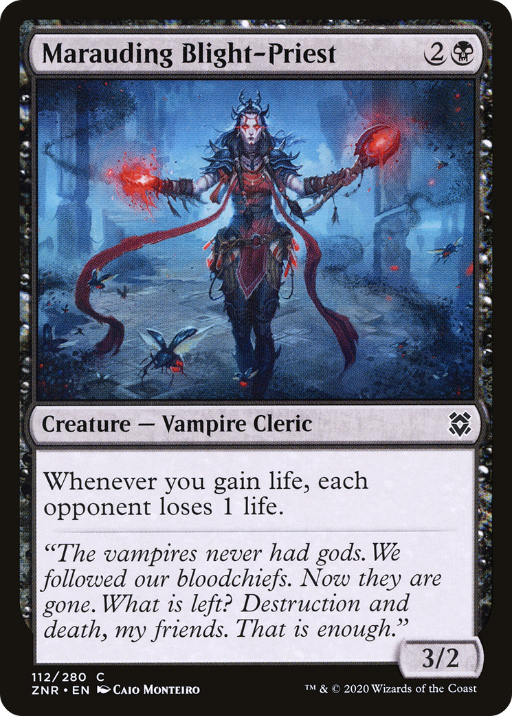 Marauding Blight-Priest (ZNR-112)  - Zendikar Rising