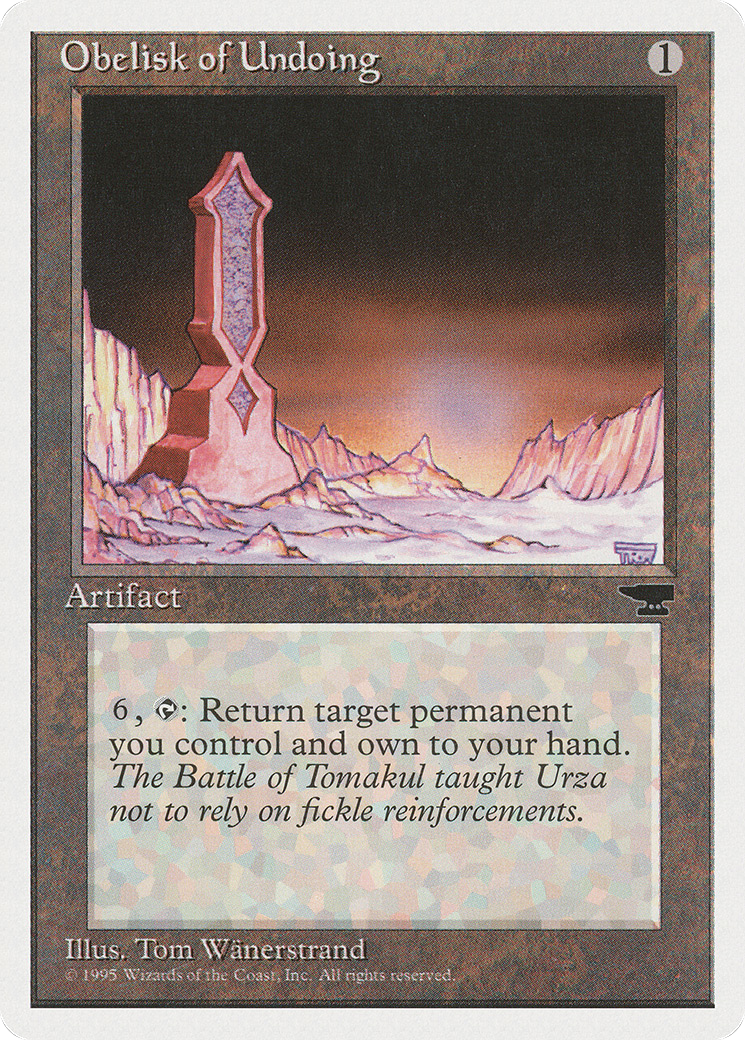Obelisk of Undoing (CHR-)  - Chronicles
