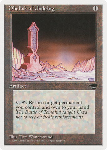 Obelisk of Undoing (CHR-)  - Chronicles