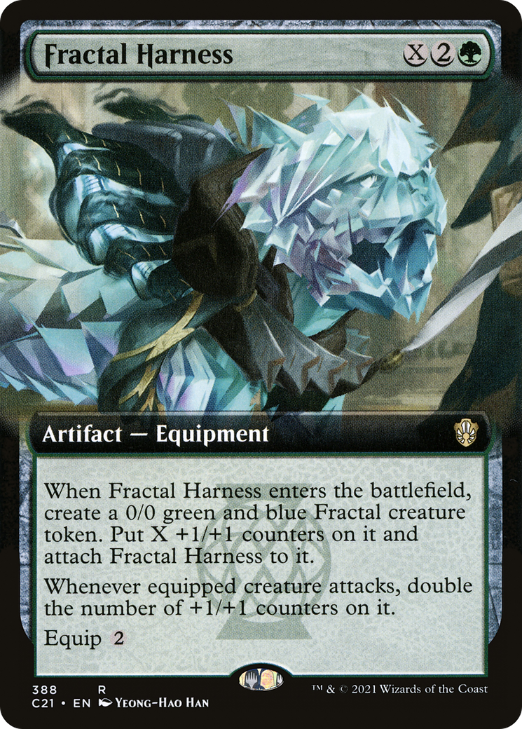 Fractal Harness (Extended Art) (C21-388)  - Commander 2021: (Extended Art)
