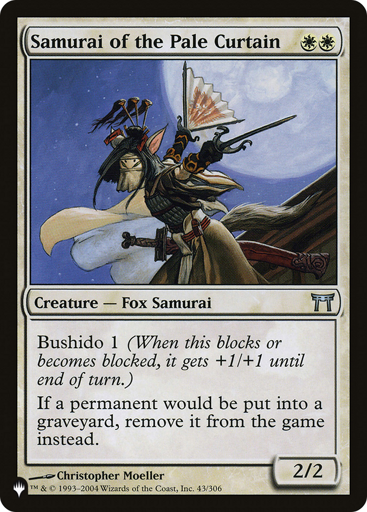 Samurai of the Pale Curtain (LIST-CHK-43)  - The List