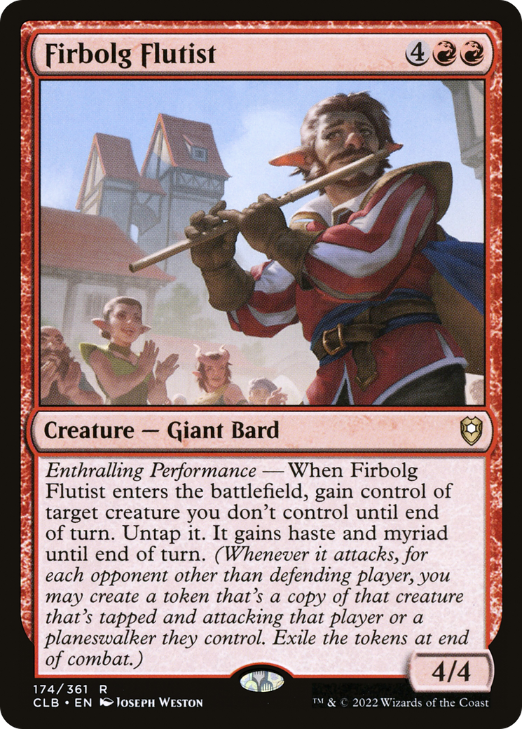 Firbolg Flutist (CLB-174)  Foil - Commander Legends: Battle for Baldur's Gate