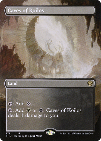 Caves of Koilos (Borderless) (DMU-378)  Foil - Dominaria United