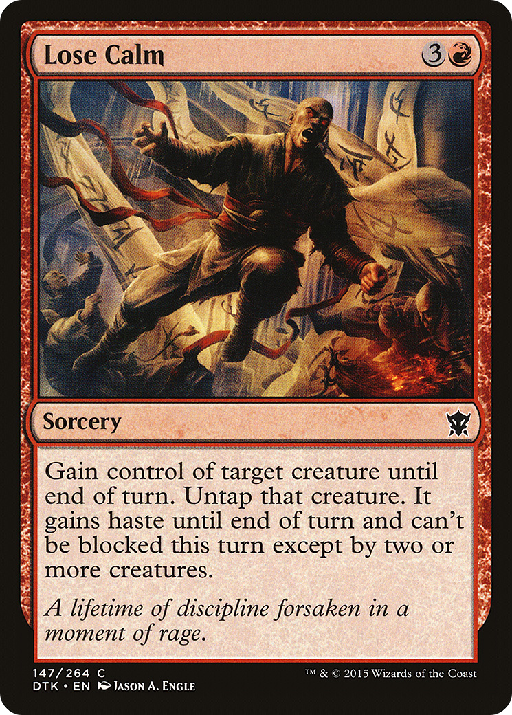 Lose Calm (DTK-147)  - Dragons of Tarkir