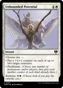 Unbounded Potential (CMM-067)  Foil - Commander Masters