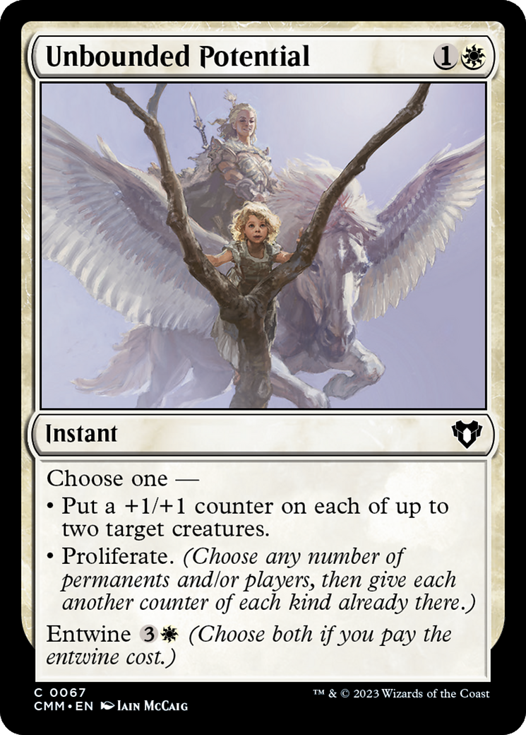 Unbounded Potential (CMM-067)  Foil - Commander Masters