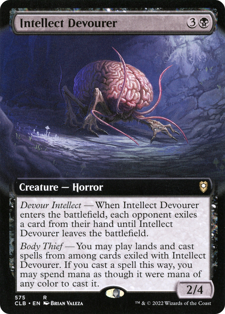 Intellect Devourer (Extended Art) (CLB-575) - Commander Legends: Battle for Baldur's Gate: (Extended Art)