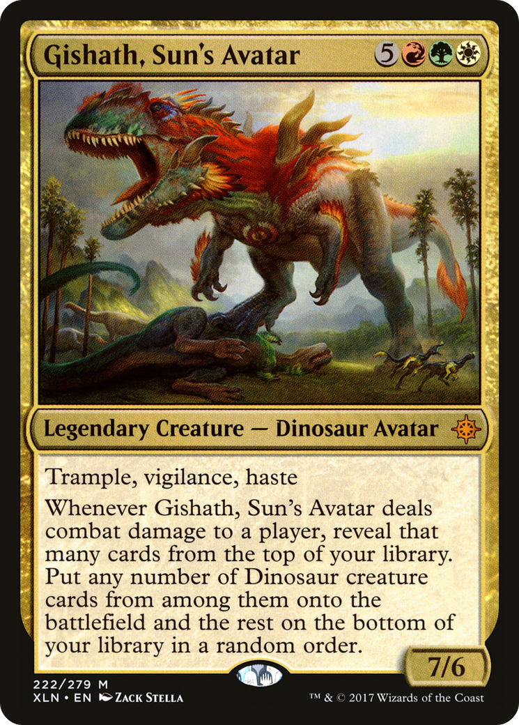 Gishath, Sun's Avatar (XLN-222)  Foil - Ixalan