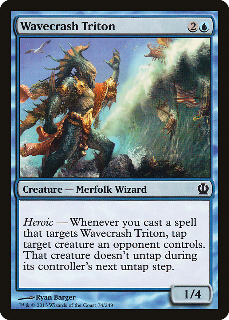 Wavecrash Triton (THS-074)  - Theros