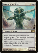 Bonescythe Sliver (MEDIA-001)  Foil - Duels of the Planeswalkers 2014 Promos