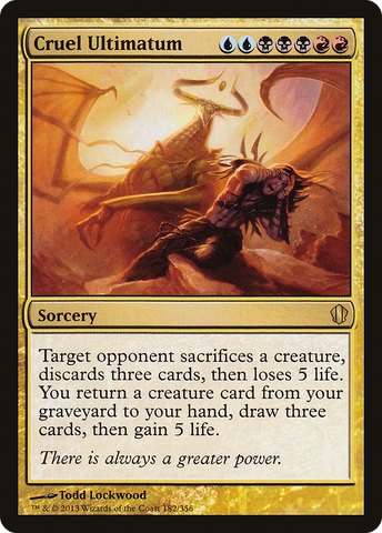 Cruel Ultimatum (C13-182)  - Commander 2013