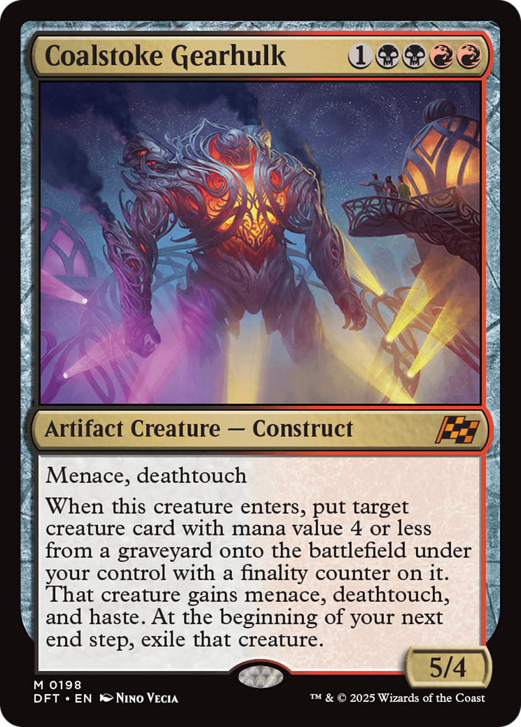 Coalstoke Gearhulk (DFT-198)  Foil - Aetherdrift