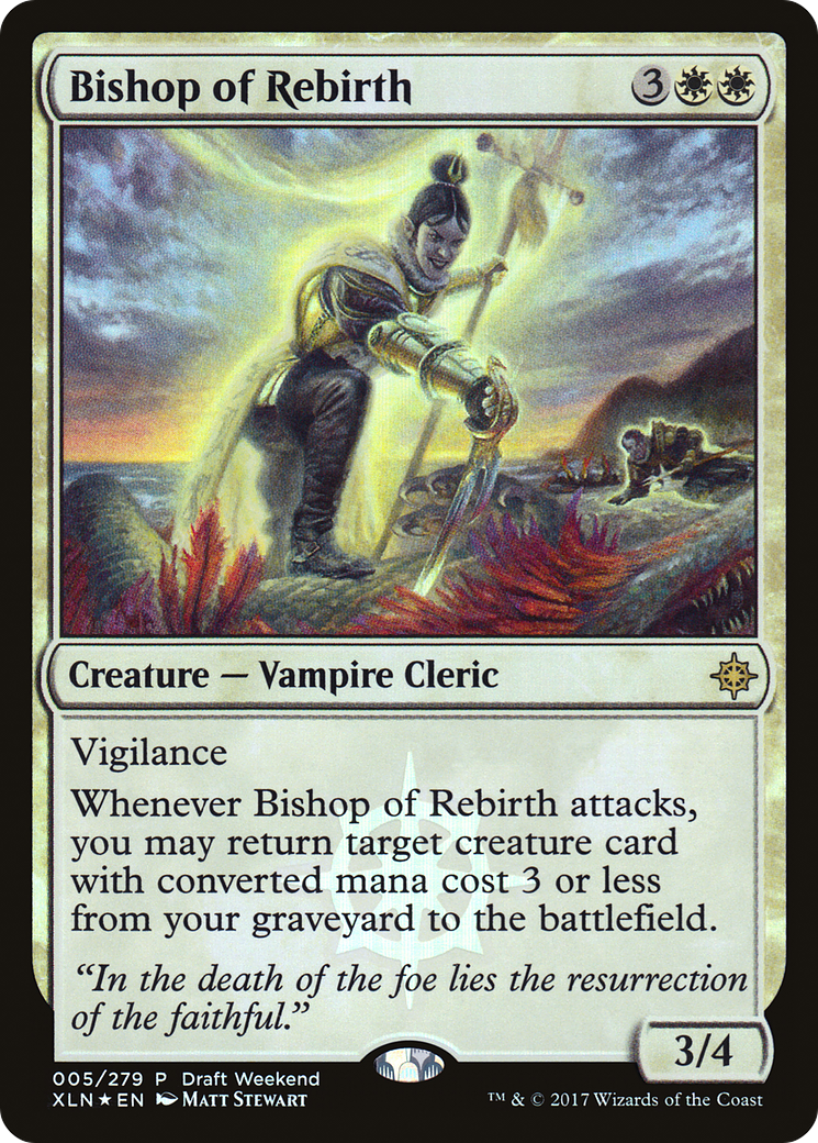 Bishop of Rebirth (Draft Weekend) (LARP-005)  Foil - Ixalan Promos