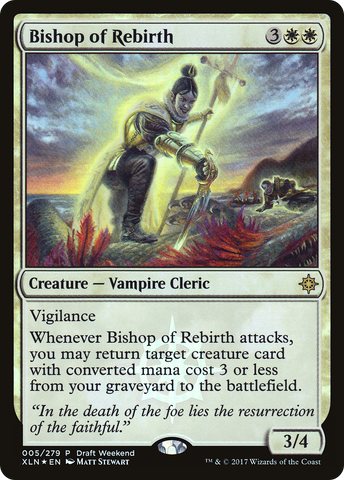 Bishop of Rebirth (Draft Weekend) (LARP-005)  Foil - Ixalan Promos