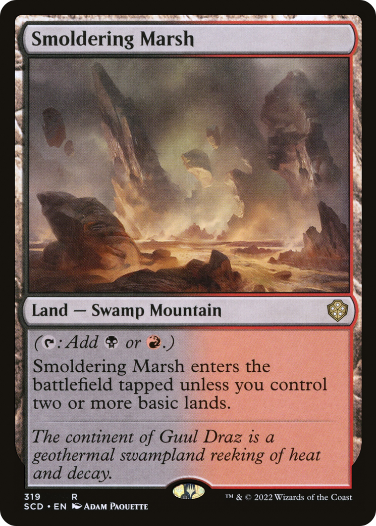 Smoldering Marsh (SCD-319)  - Starter Commander Decks