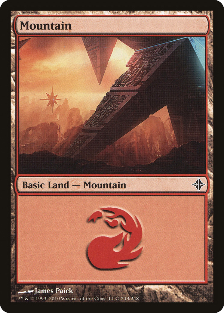 Mountain (243) (ROE-243)  Foil - Rise of the Eldrazi