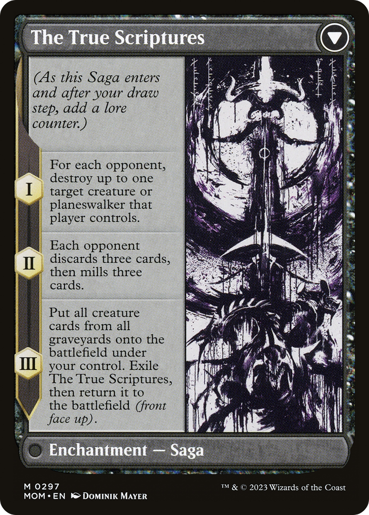 Sheoldred (Showcase) (MOM-297)  Foil - March of the Machine: (Showcase) (Borderless)
