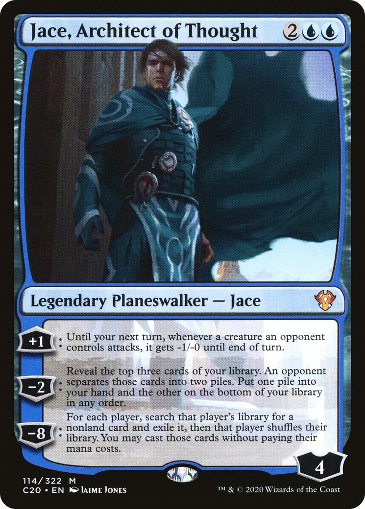Jace, Architect of Thought (C20-114)  - Commander 2020