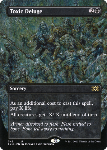 Toxic Deluge (Borderless) (2XM-345)  Foil - Double Masters