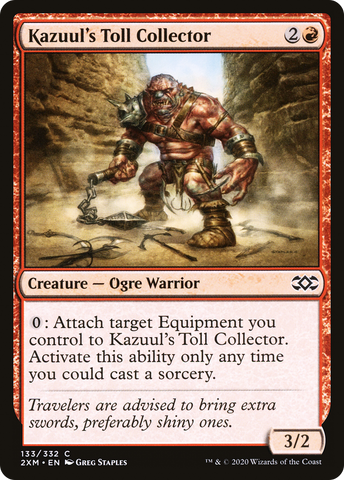 Kazuul's Toll Collector (2XM-133)  Foil - Double Masters