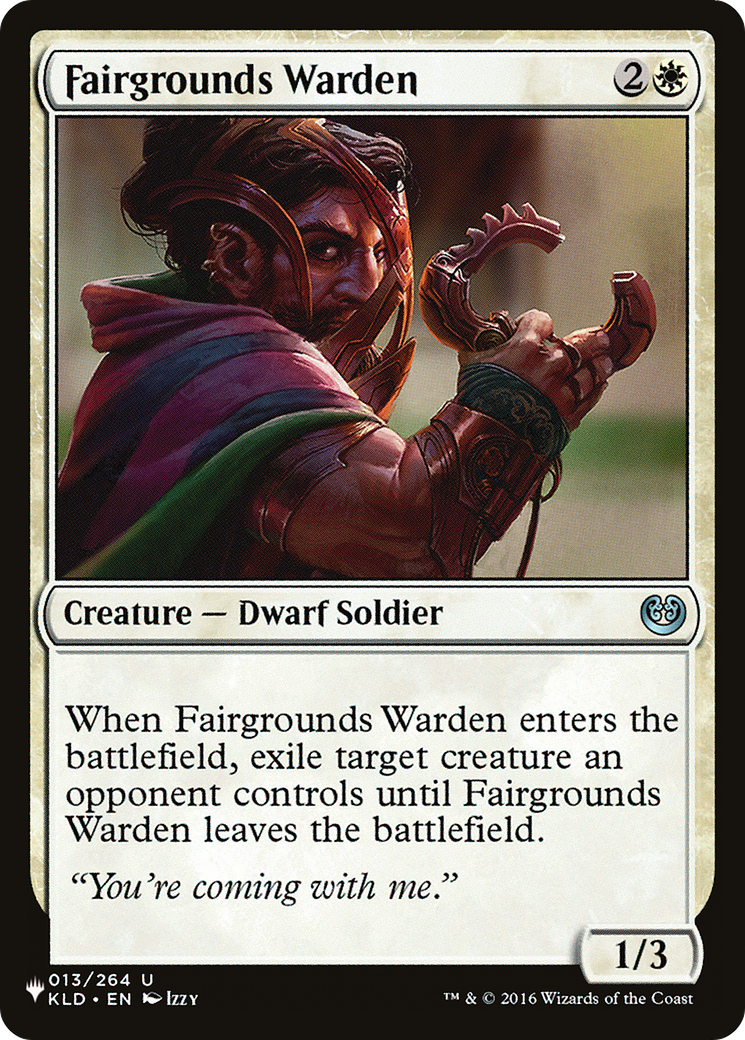 Fairgrounds Warden (LIST-KLD-13)  - The List