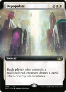 Depopulate (Extended Art) (SNC-406)  Foil - Streets of New Capenna: (Extended Art)