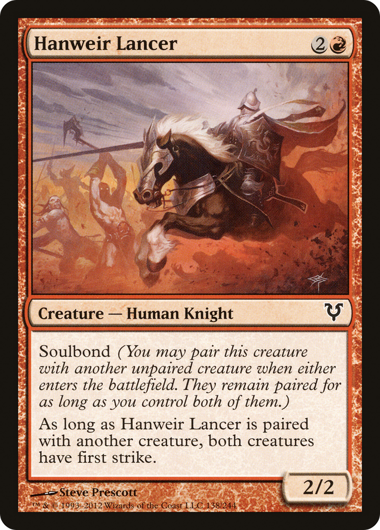Hanweir Lancer (AVR-138)  - Avacyn Restored