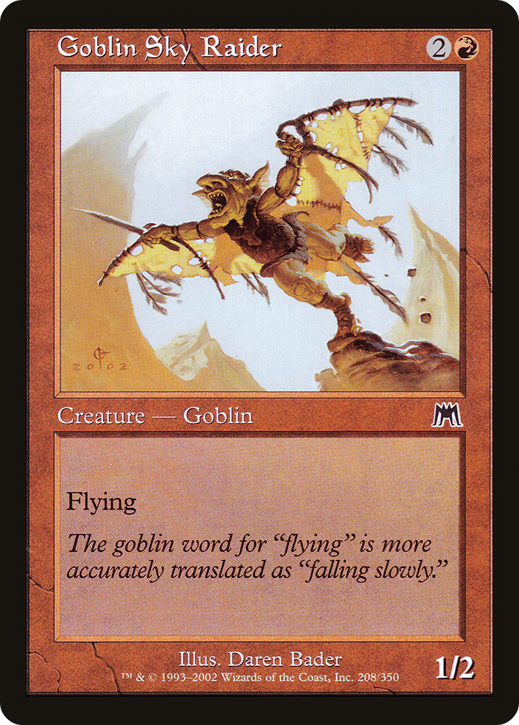 Goblin Sky Raider (ONS-208)  Foil - Onslaught