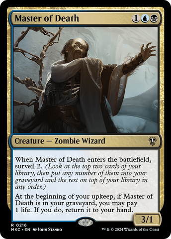 Master of Death (MKC-216)  - Murders at Karlov Manor Commander
