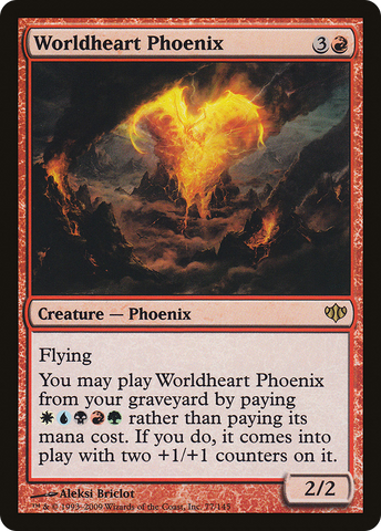 Worldheart Phoenix (CON-077)  Foil - Conflux