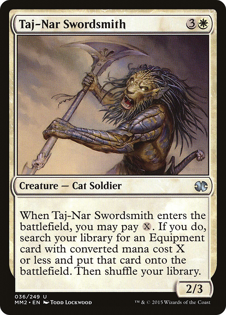 Taj-Nar Swordsmith (MM2-036)  Foil - Modern Masters 2015