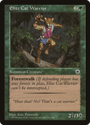 Elite Cat Warrior (Flavor Text) (POR-)  - Portal