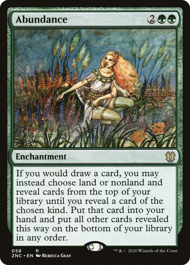 Abundance (ZNC-058)  - Zendikar Rising Commander