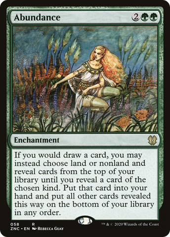Abundance (ZNC-058)  - Zendikar Rising Commander