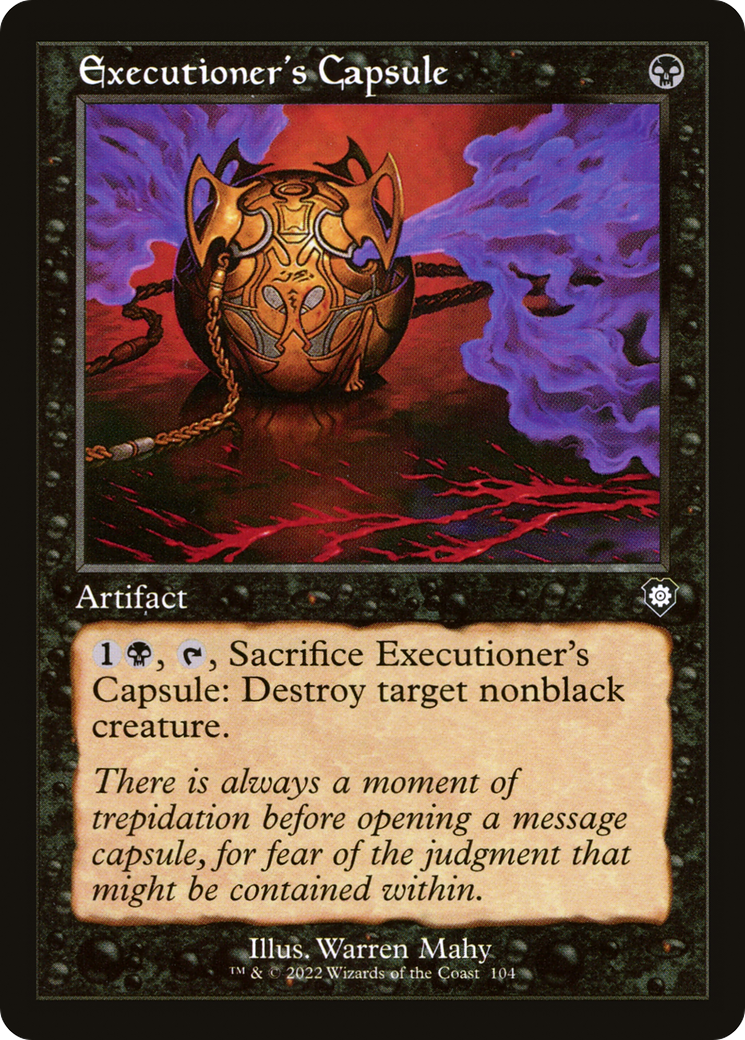 Executioner's Capsule (Retro Frame) (BRC-104)  - The Brothers' War Commander