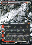Nahiri, the Unforgiving (Borderless) (Step-and-Compleat Foil) (ONE-471)  Foil - Phyrexia: All Will Be One: (Showcase)