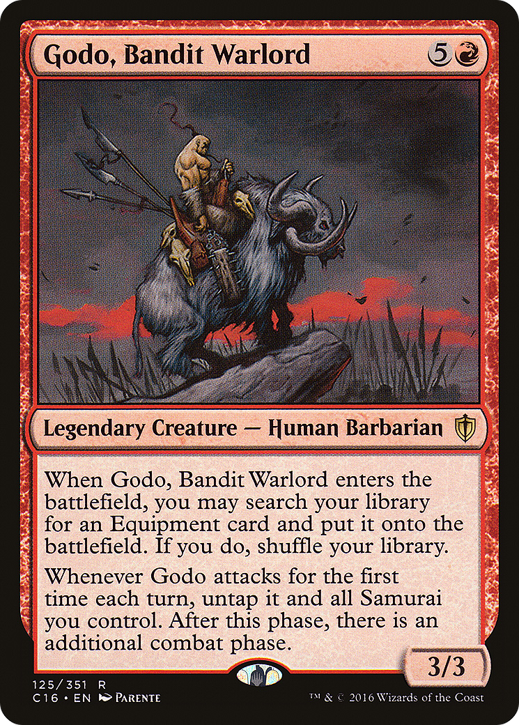 Godo, Bandit Warlord (C16-125)  - Commander 2016