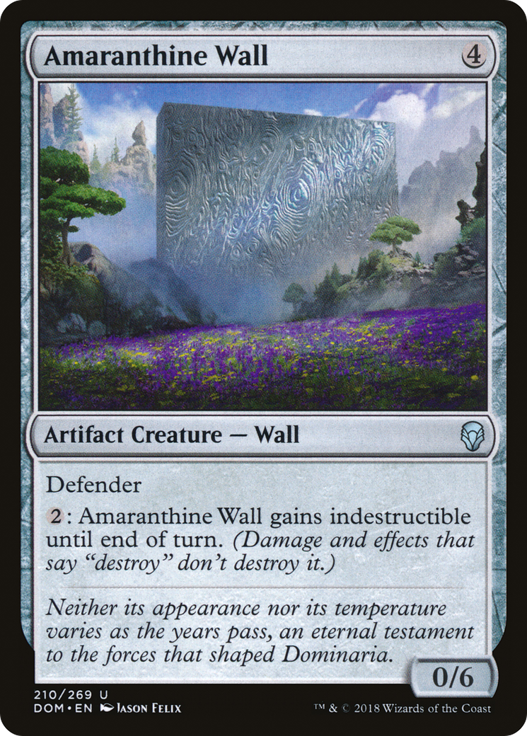 Amaranthine Wall (DOM-210)  - Dominaria