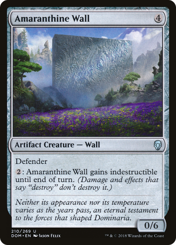 Amaranthine Wall (DOM-210)  - Dominaria