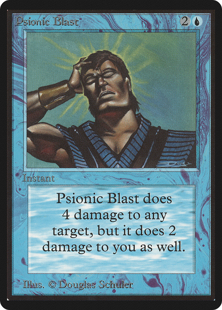 Psionic Blast (LEB-)  - Limited Edition Beta
