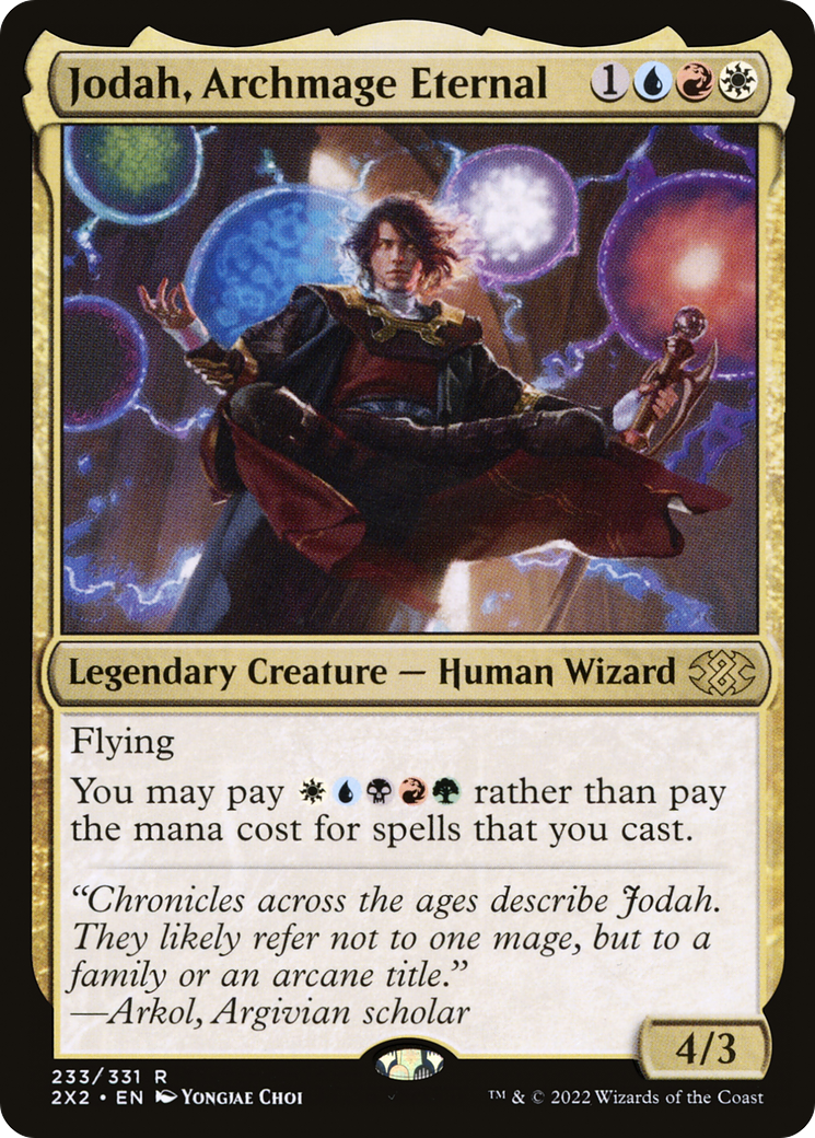 Jodah, Archmage Eternal (2X2-233)  Foil - Double Masters 2022