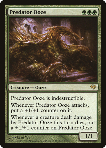 Predator Ooze (DKA-124)  Foil - Dark Ascension