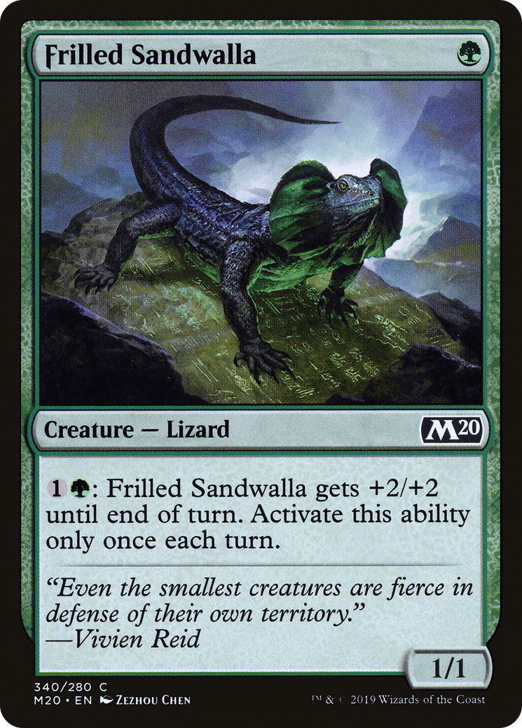 Frilled Sandwalla (M20-340)  - Core Set 2020