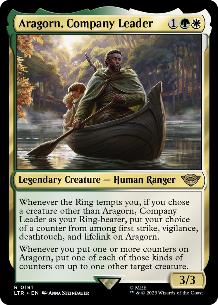 Aragorn, Company Leader (LTR-191)  Foil - The Lord of the Rings: Tales of Middle-earth